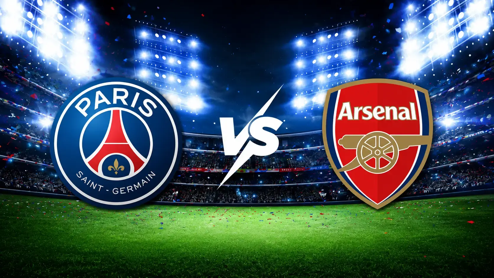 PSG contra Arsenal