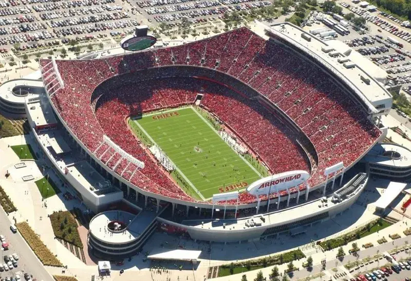 Argentina contra Suiza juegan en el Arrowhead Stadium, en Kansas City.