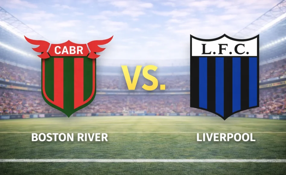 Boston River contra Liverpool –Liga Uruguaya Apertura 2026– 9 de Marzo (21:30 hora local)