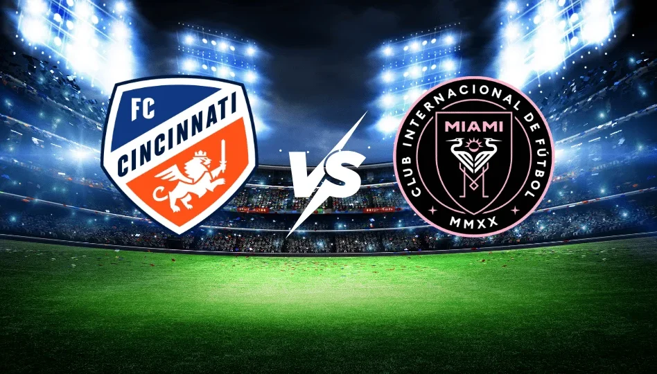 Cincinnati contra Inter Miami -Torneo MLS Estados Unidos Primera División- 13 de Mayo (19:30 hora local)