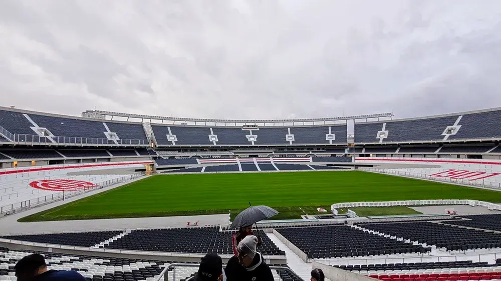 Estadio. River Plate contra Blooming