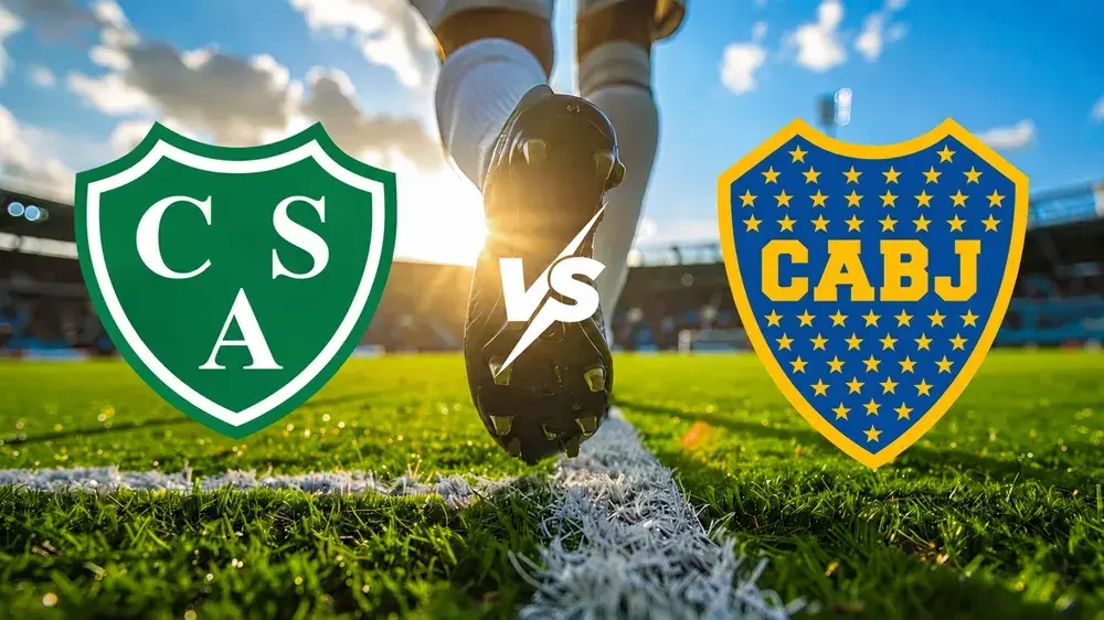 Sarmiento contra Boca Juniors