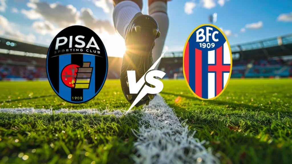 Pisa contra Bologna -Serie A Italia- 2 de Marzo