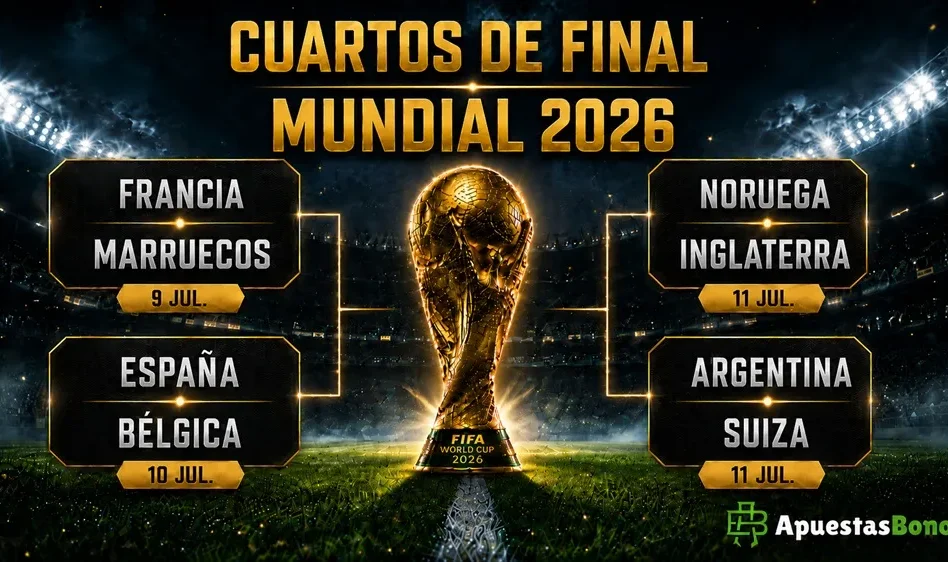 Cuartos de Final del Mundial 2026 y los partidos que definen todo