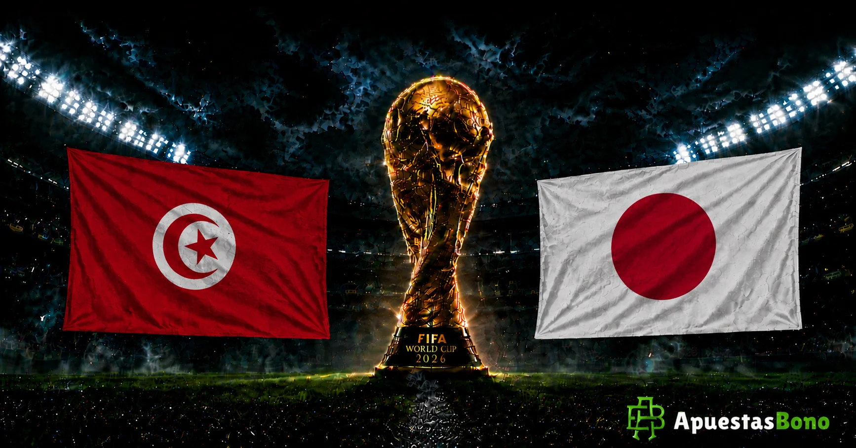 Túnez contra Japón