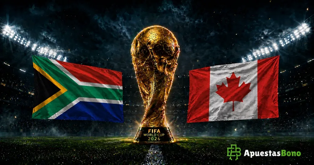 Sudáfrica vs Canadá juegan el 28 de junio por 16avos de la Copa Mundial.
